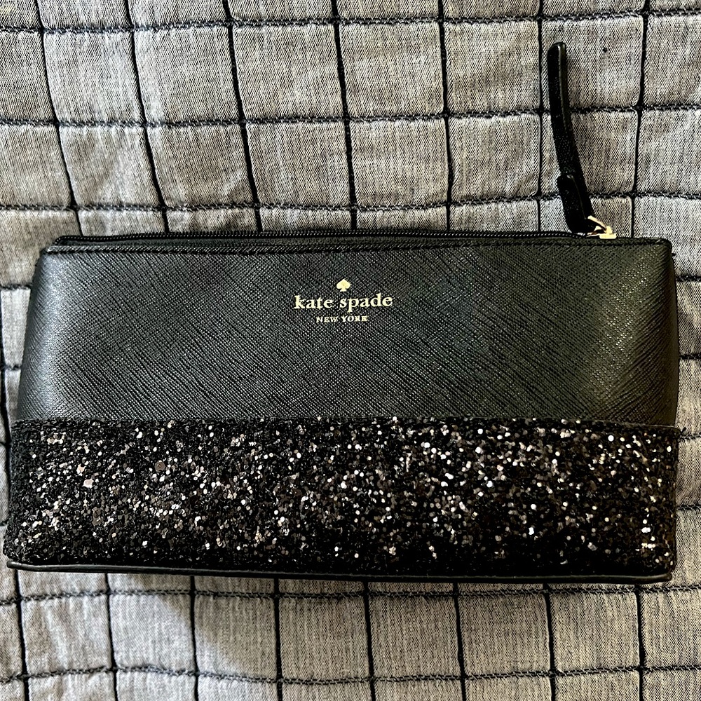 Kate Spade Glitter Cosmetics Bag